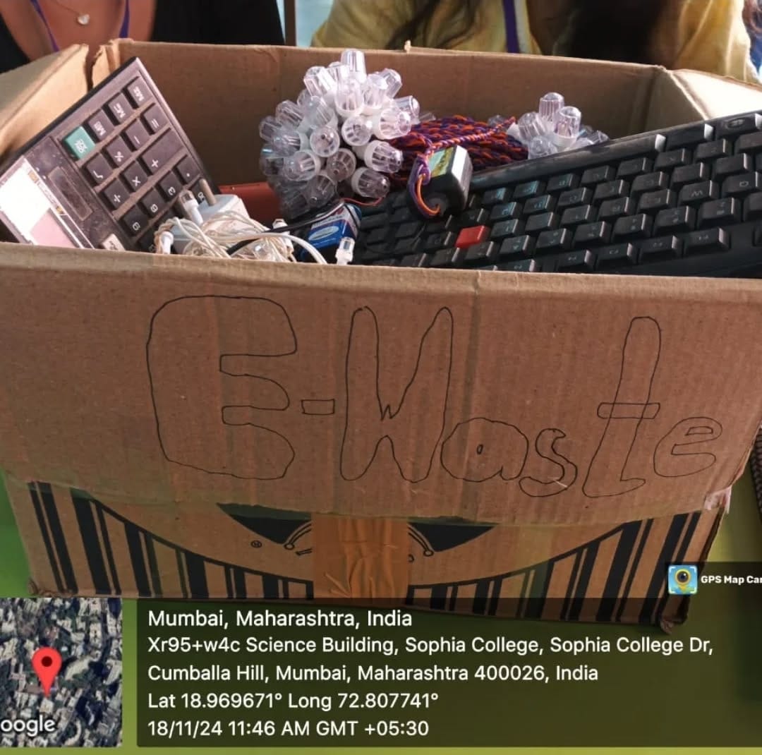 Collected e-waste items